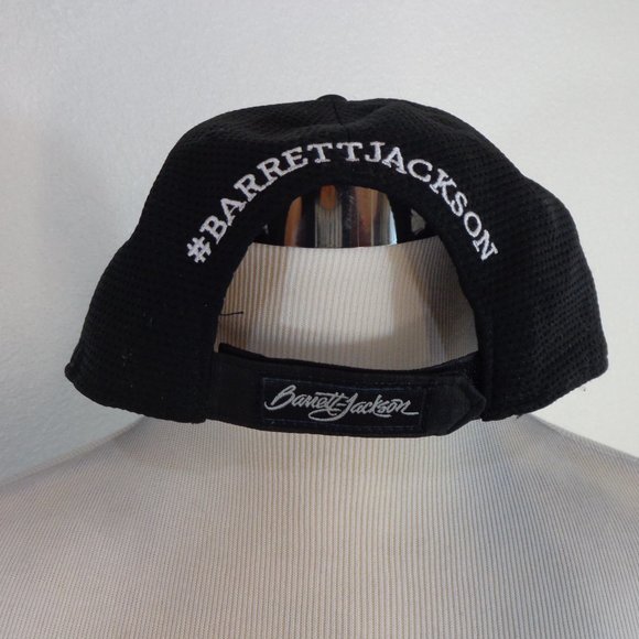 Barret Jackson custom classics hat black embroidered classic cut - Picture 4 of 7